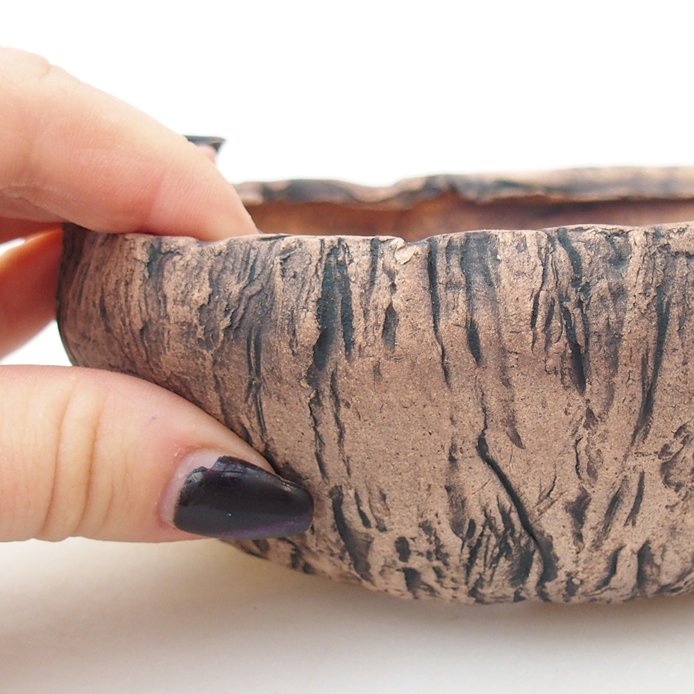 Ciotola bonsai in ceramica 14 x 14 x 5 cm, verde