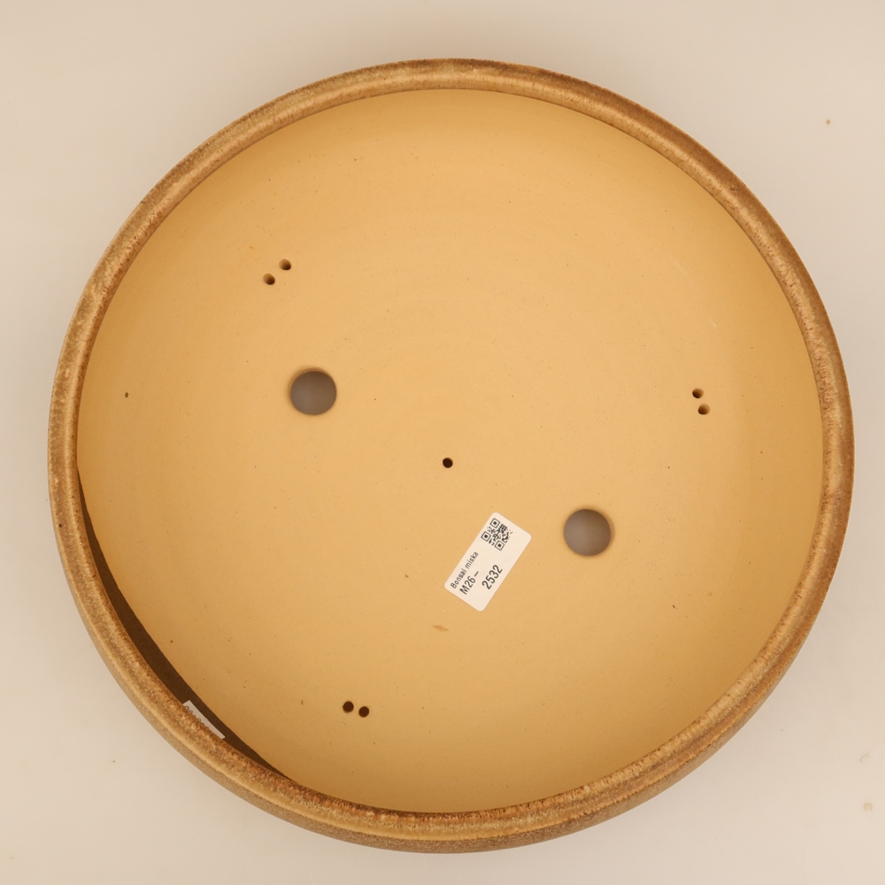 Vaso da bonsai in ceramica 31 x 31 x 8,5 cm, colore marrone