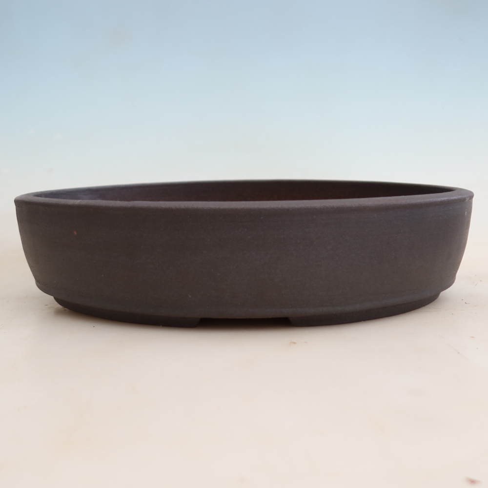 Vaso da bonsai in ceramica 37,5 x 30,5 x 8 cm, colore marrone