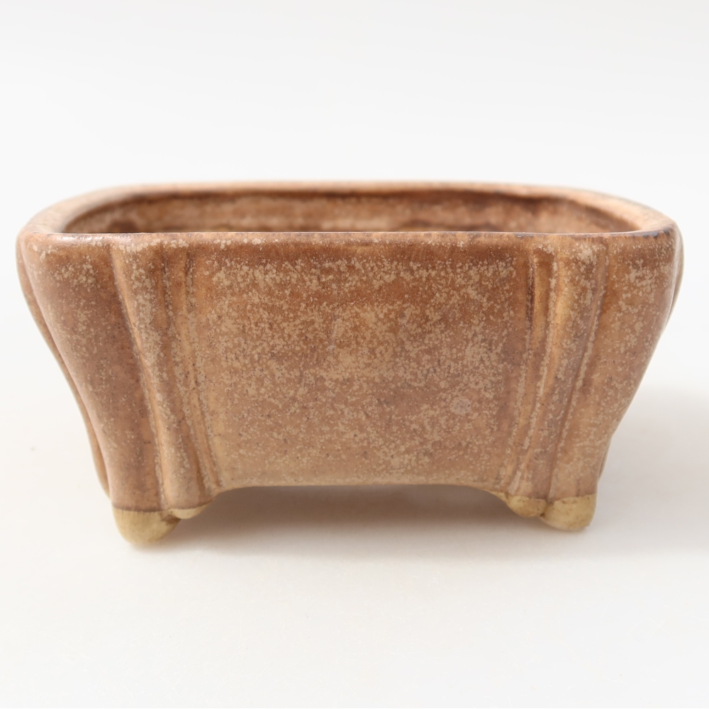 Ciotola bonsai in ceramica 10,5 x 10,5 x 4,5 cm, rosa
