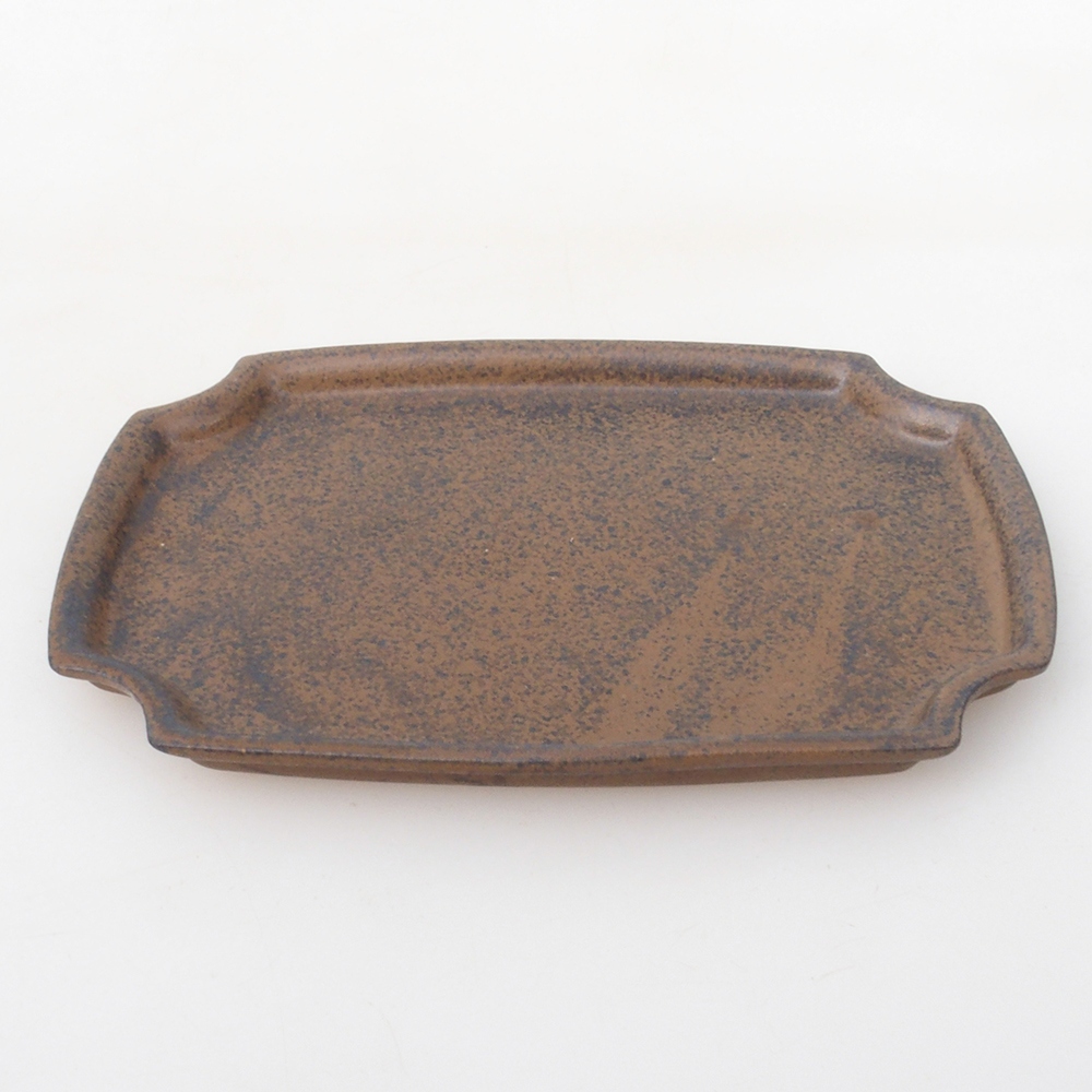 Ciotola in ceramica H03 - 17 x 12,5 x 1 cm - marrone