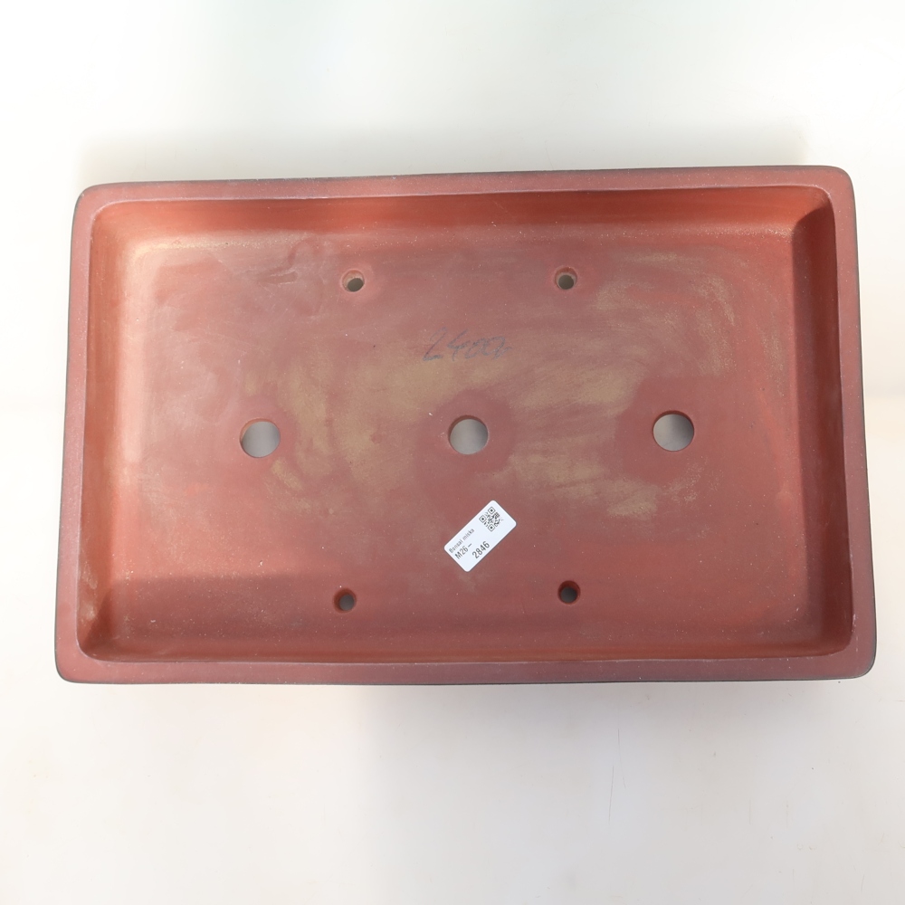 Ciotola in ceramica  45 x 29 x 6,5 cm, colore mattone - SOLO RITIRO IN NEGOZIO o spedizione su pallet