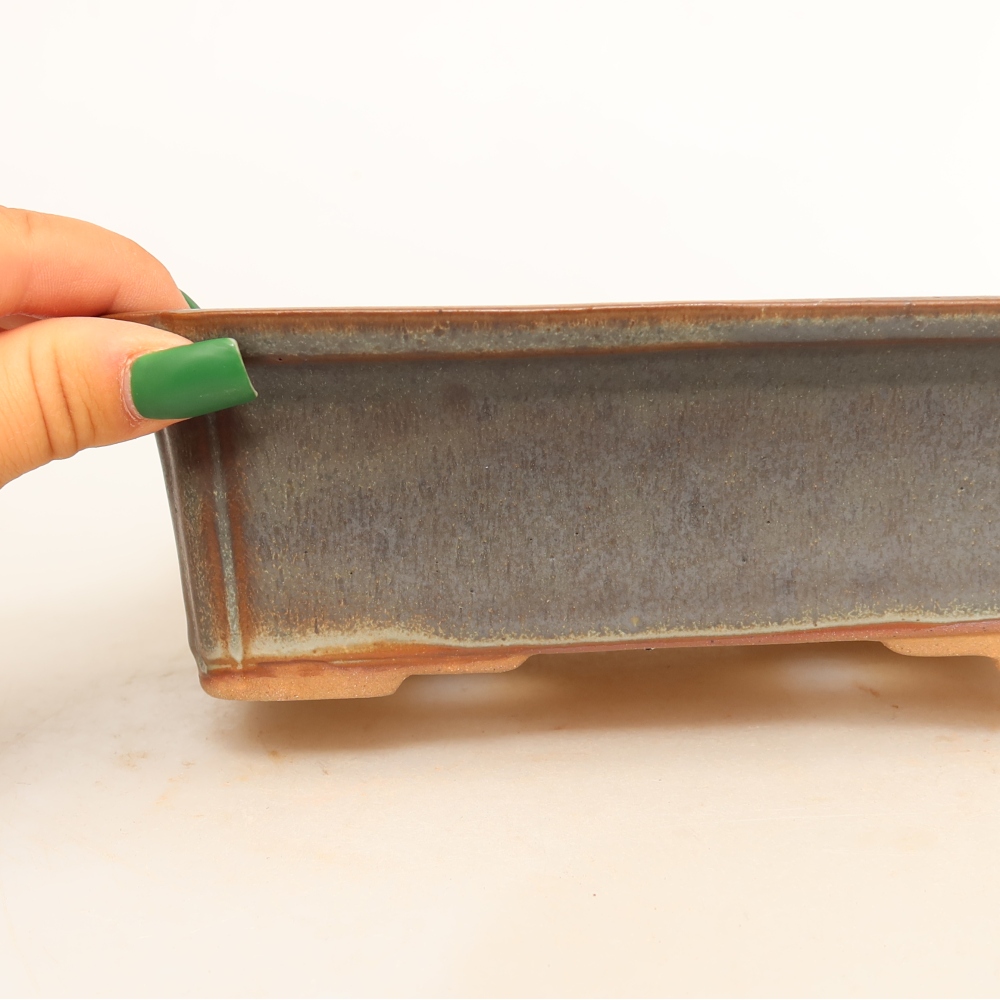 Ciotola in ceramica  20 x 15,5 x 5,5 cm, colore marrone