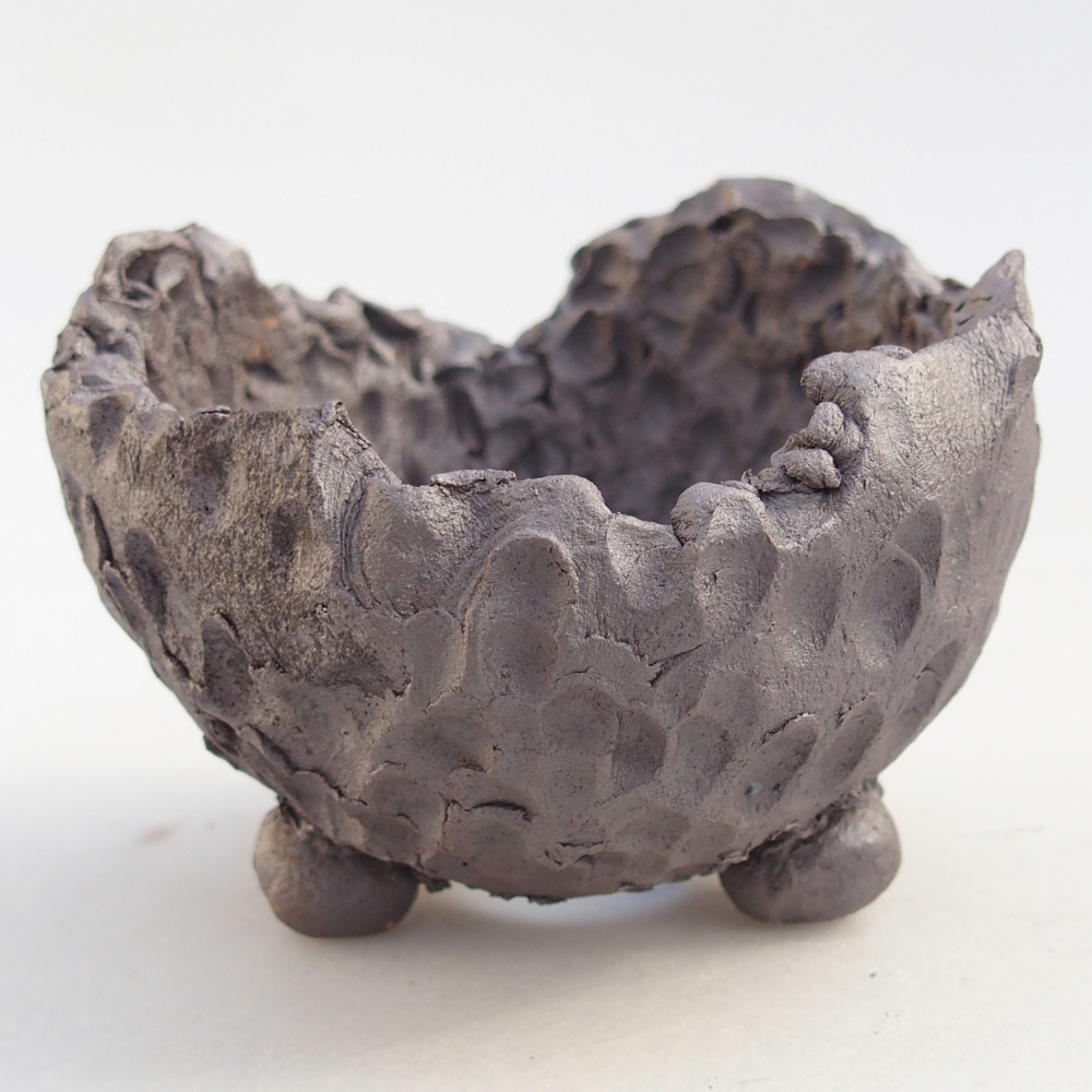 Conchiglia in ceramica 9 x 9 x 6,5 cm, colore metallizzato