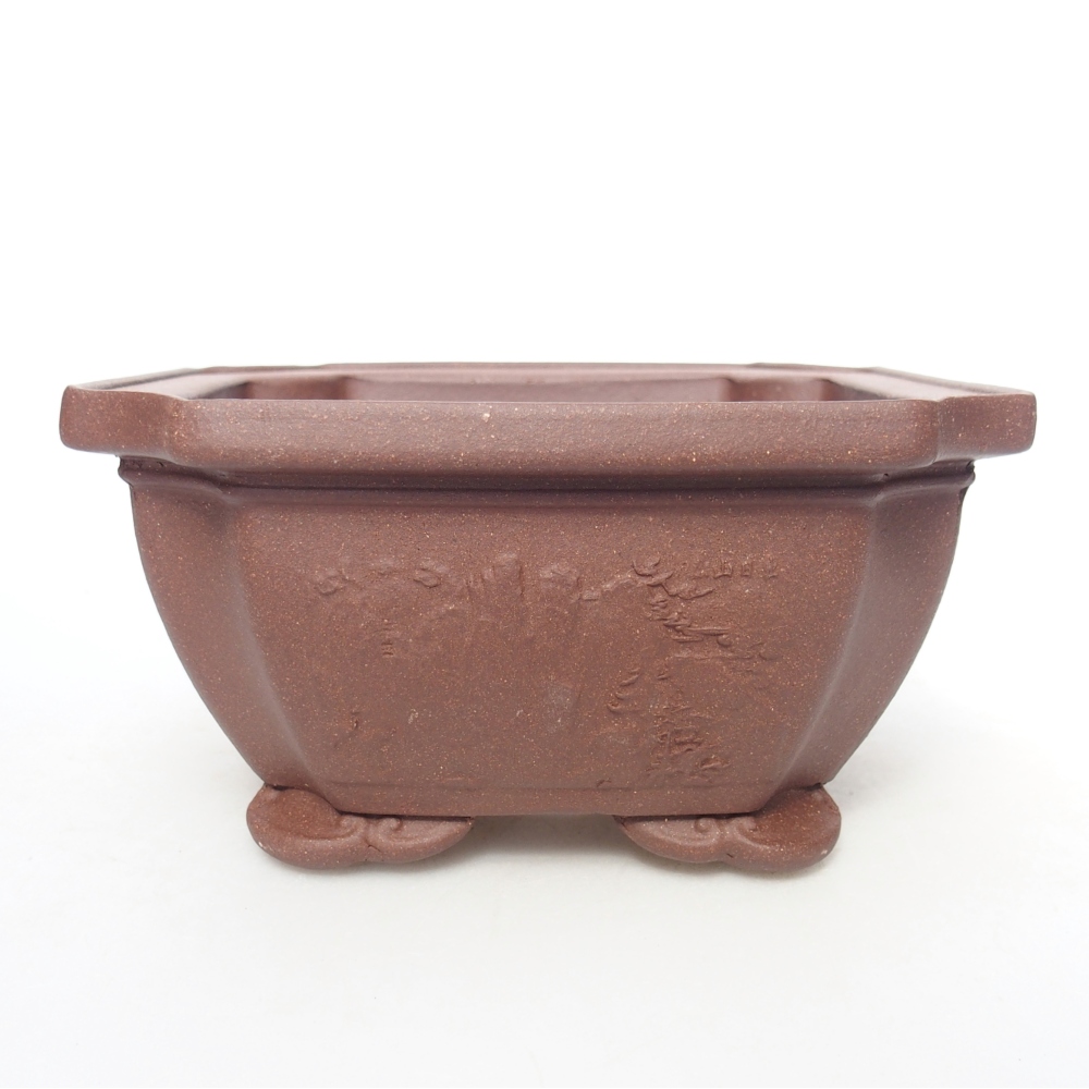 Ciotola 14 x 14 x 7 cm marrone