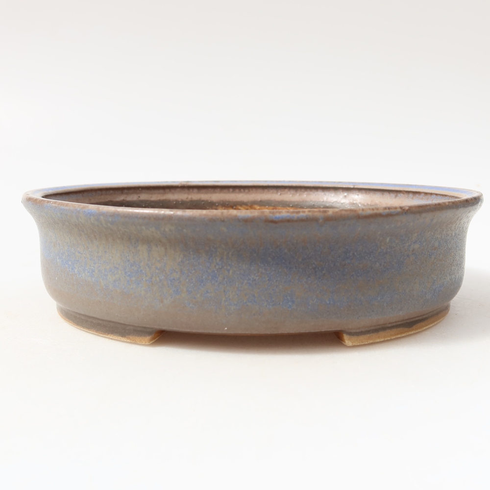 Vaso da bonsai in ceramica 18 x 16,5 x 4,5 cm, colore blu