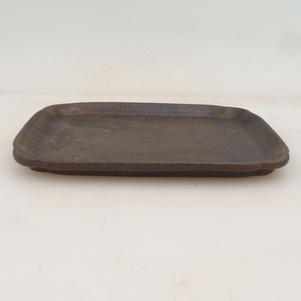 Ciotola in ceramica H50 - 18 x 13 x 1 cm - marrone