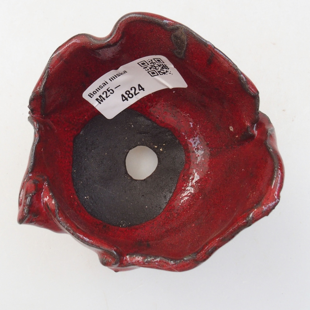 Conchiglia in ceramica 8,5 x 8 x 7 cm , colore rosso