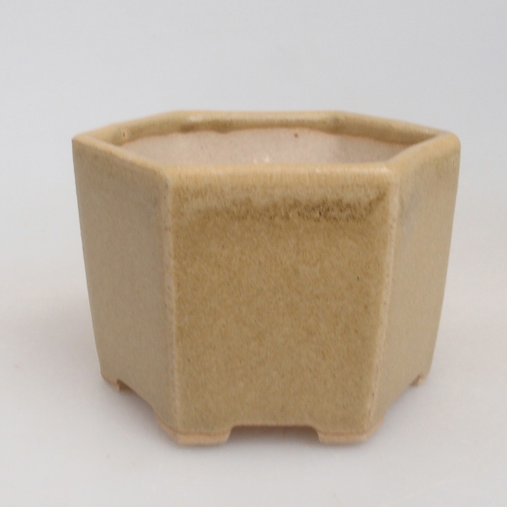 Ciotola per mini bonsai 7 x 5,5 x 4,5 cm, marrone