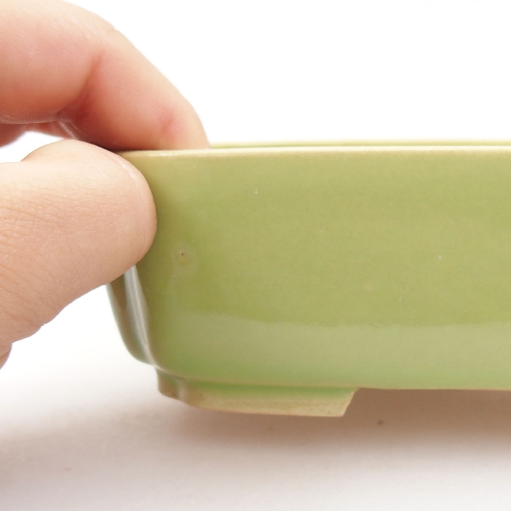 Ciotola bonsai in ceramica 22 x 17 x 5 cm, verde