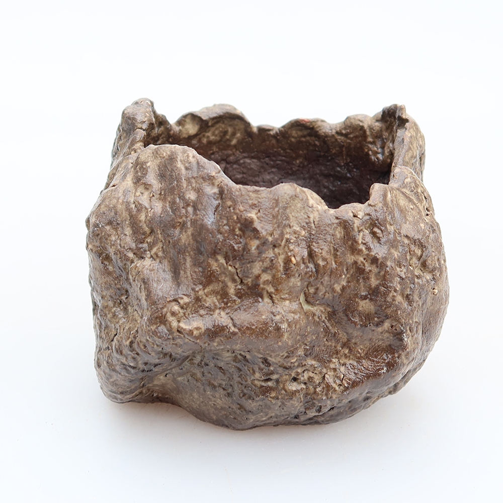 Guscio in ceramica  5,5 x 5,5 x 6 cm , colore marrone