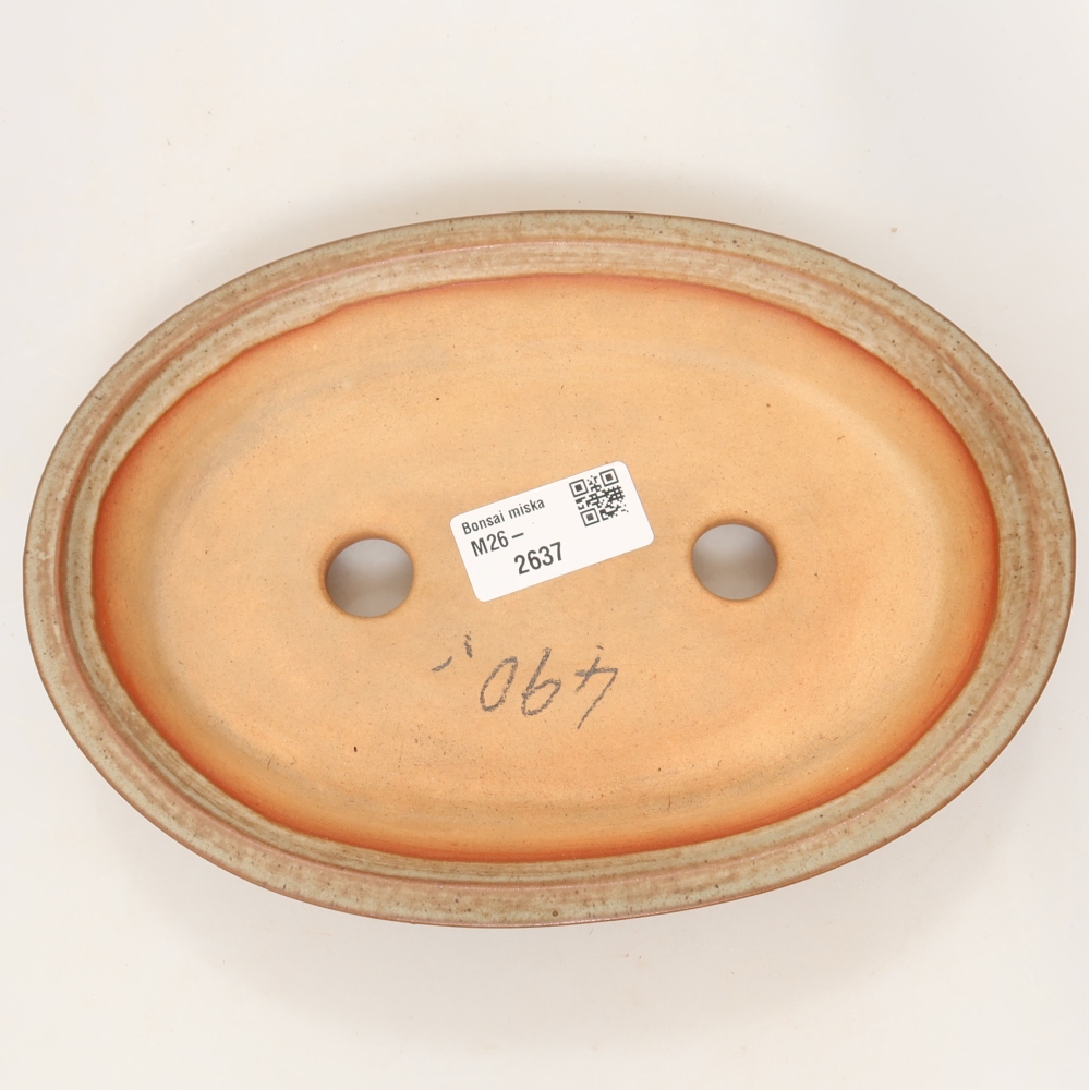 Ciotola in ceramica  21 x 15 x 4 cm, colore marrone
