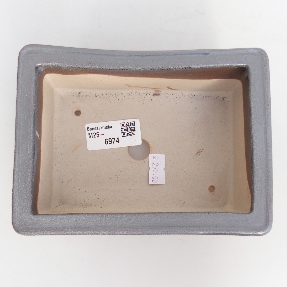 Ciotola bonsai in ceramica 26 x 26 x 8 cm, colore rosso