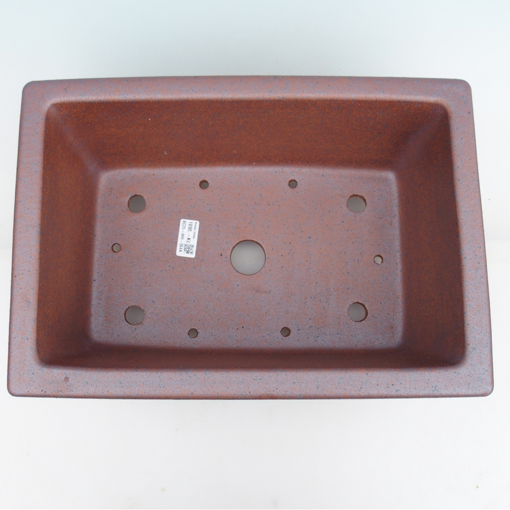 Ciotola bonsai in ceramica 41,5 x 29 x 17 cm , colore metallo - SOLO RITIRO PERSONALE o trasporto su pallet