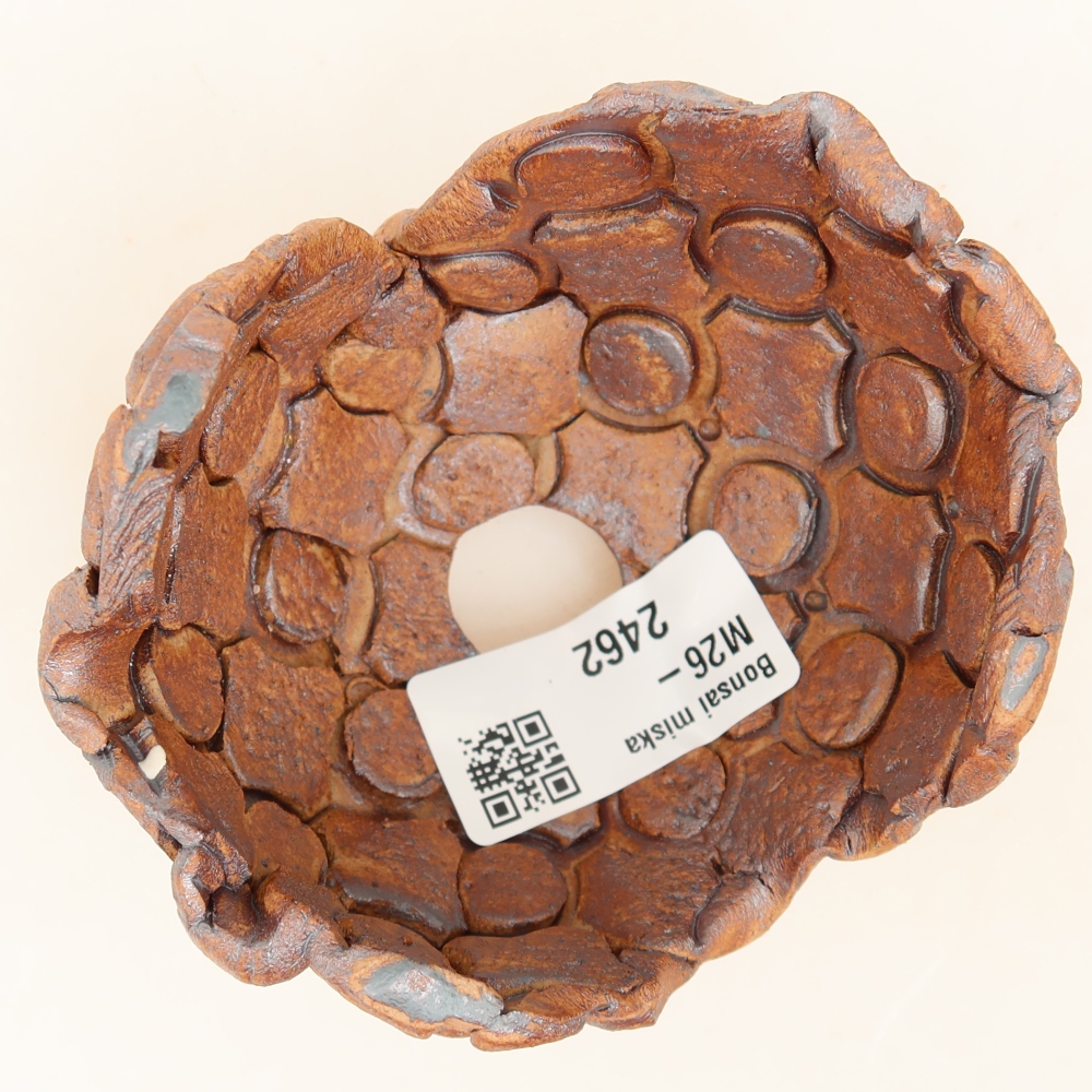 Conchiglia in ceramica 9 x 8 x 5,5 cm , colore marrone
