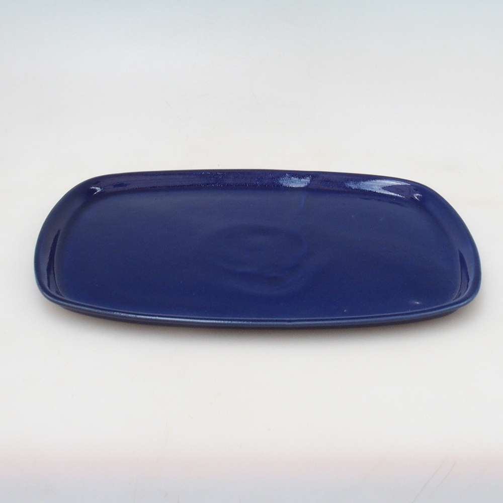 Ciotola in ceramica H10 - 34 x 23,5 x 1,5 cm - blu