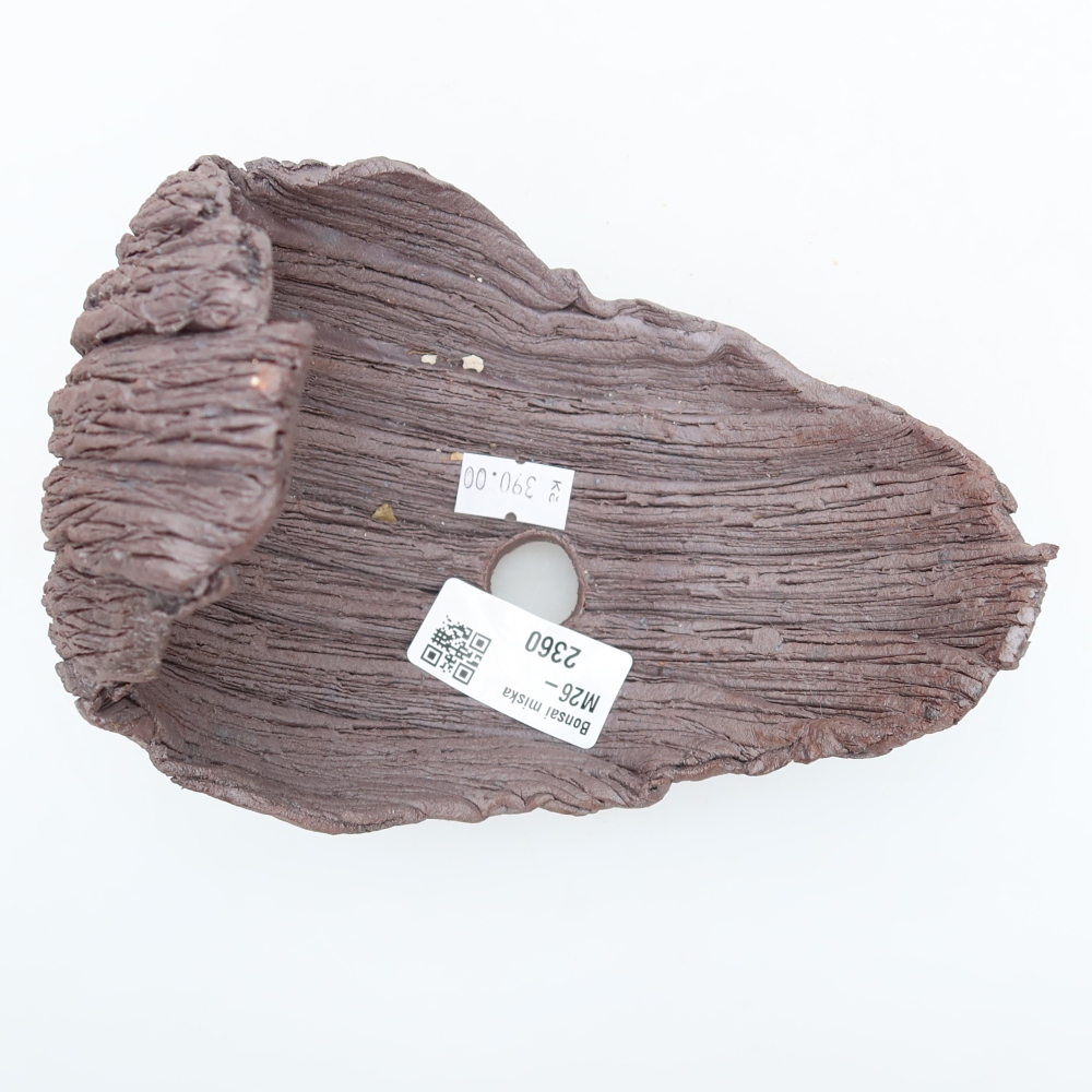 Guscio in ceramica  14,5 x 11 x 15,5 cm, colore marrone
