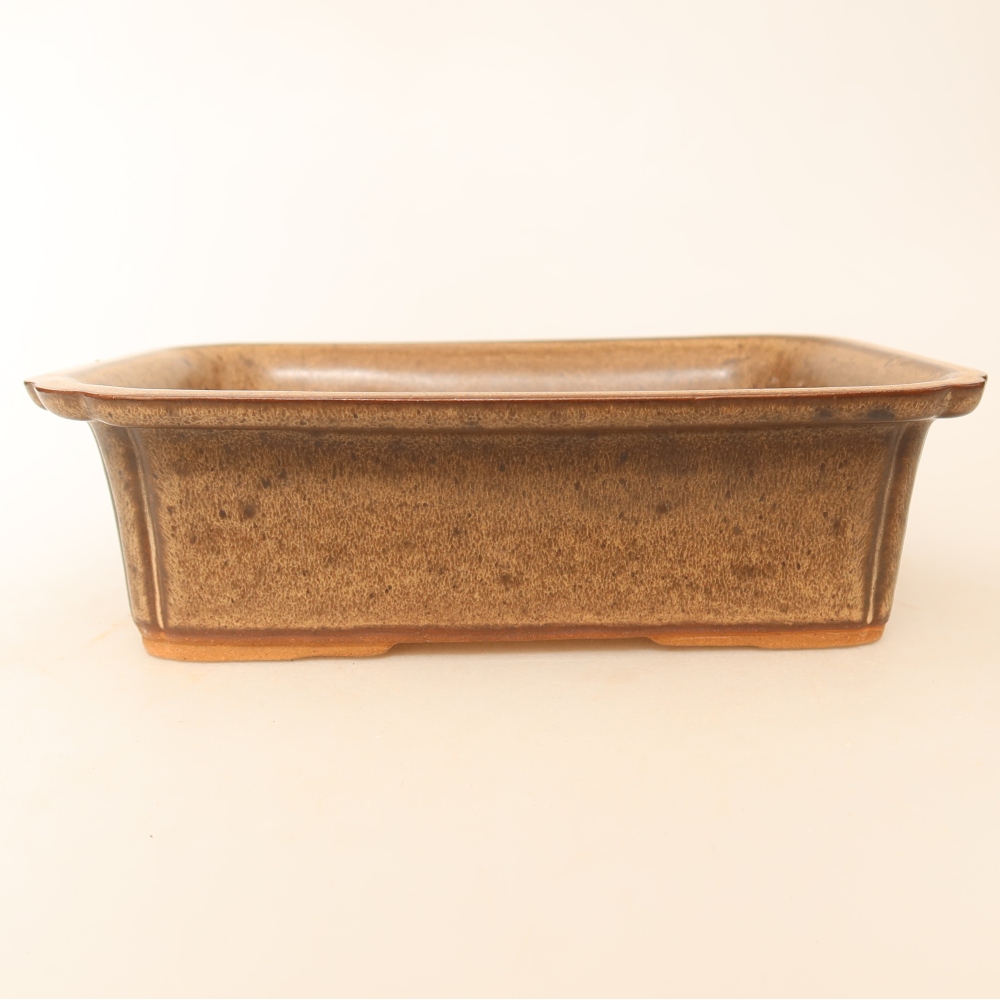 Ciotola in ceramica  20 x 15,5 x 5,5 cm, colore marrone