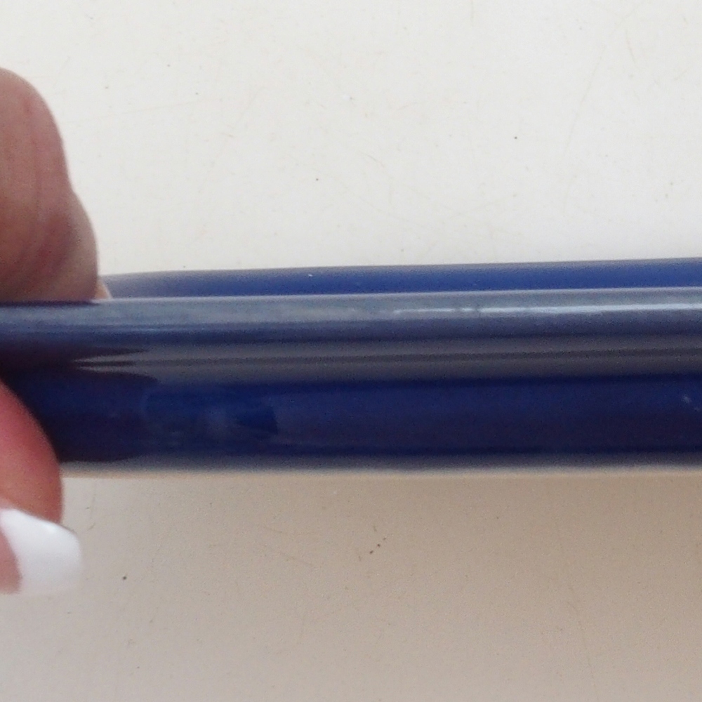 Ciotola in ceramica H02 - 17,5 x 12 x 1 cm - blu