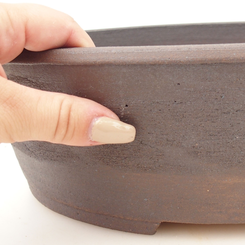 Ciotola bonsai 33 x 26 x 9 cm , colore marrone