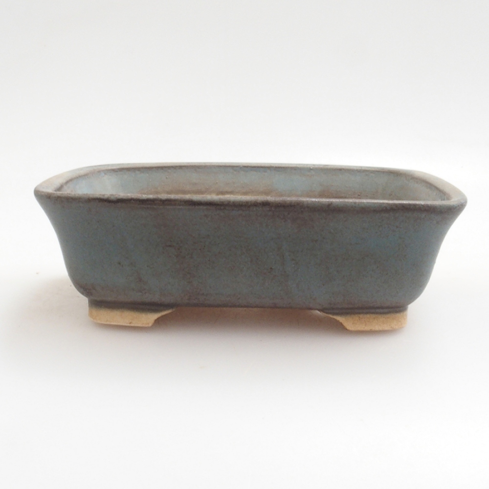 Ciotola per bonsai in ceramica 10 x 8,5 x 4 cm, marrone