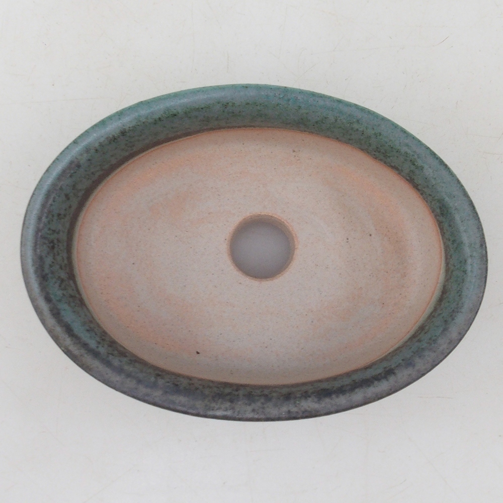 Ciotola per bonsai H04 - 10,5 x 7,5 x 3 cm. - verde