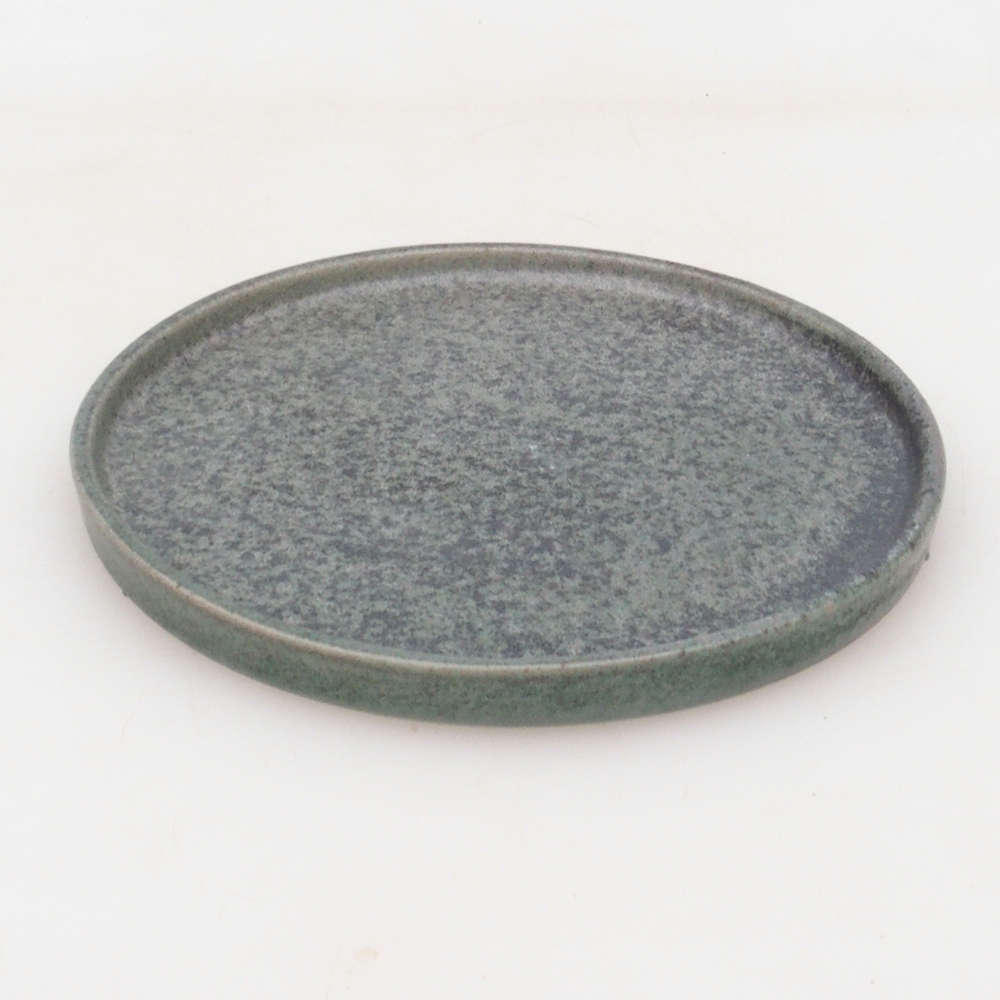 Console bonsai rotonda D6-L - 13,5 x 13,5 x 1 cm - verde