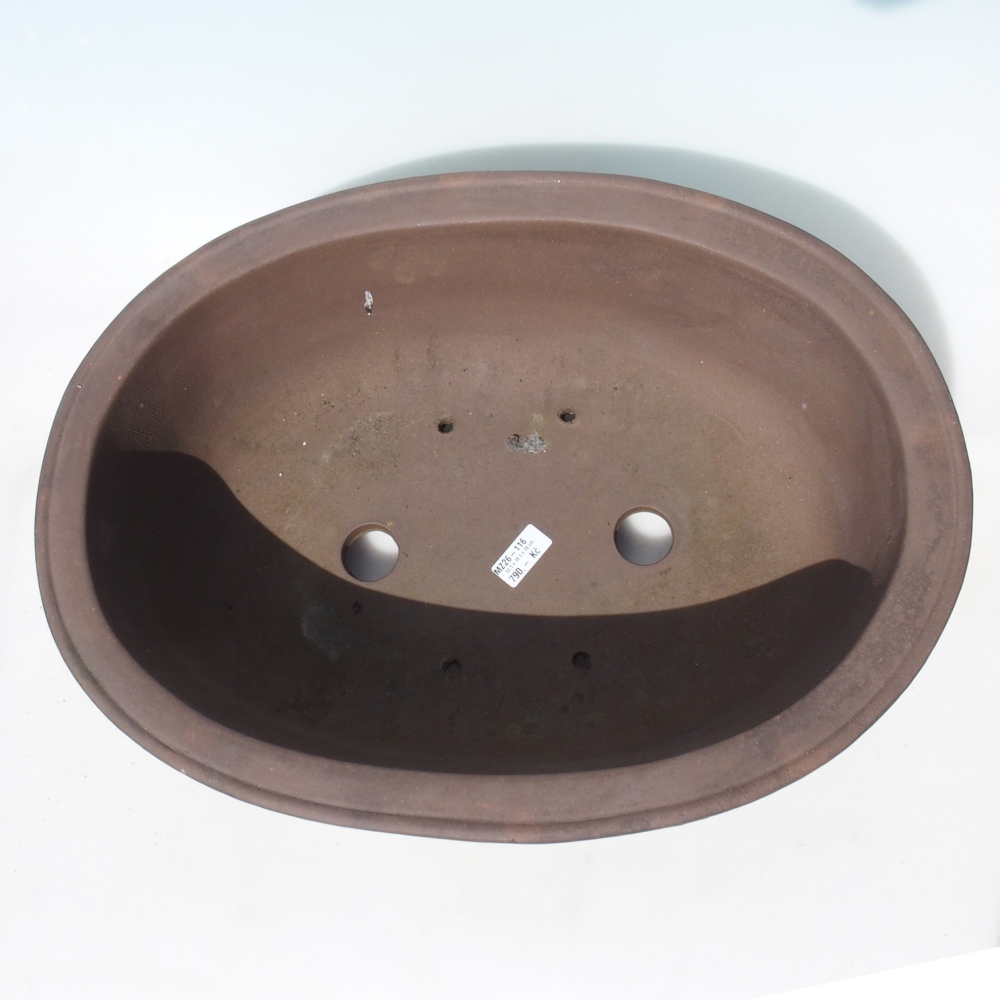 Ciotola per bonsai 52,5 x 38,5 x 18 cm - marrone