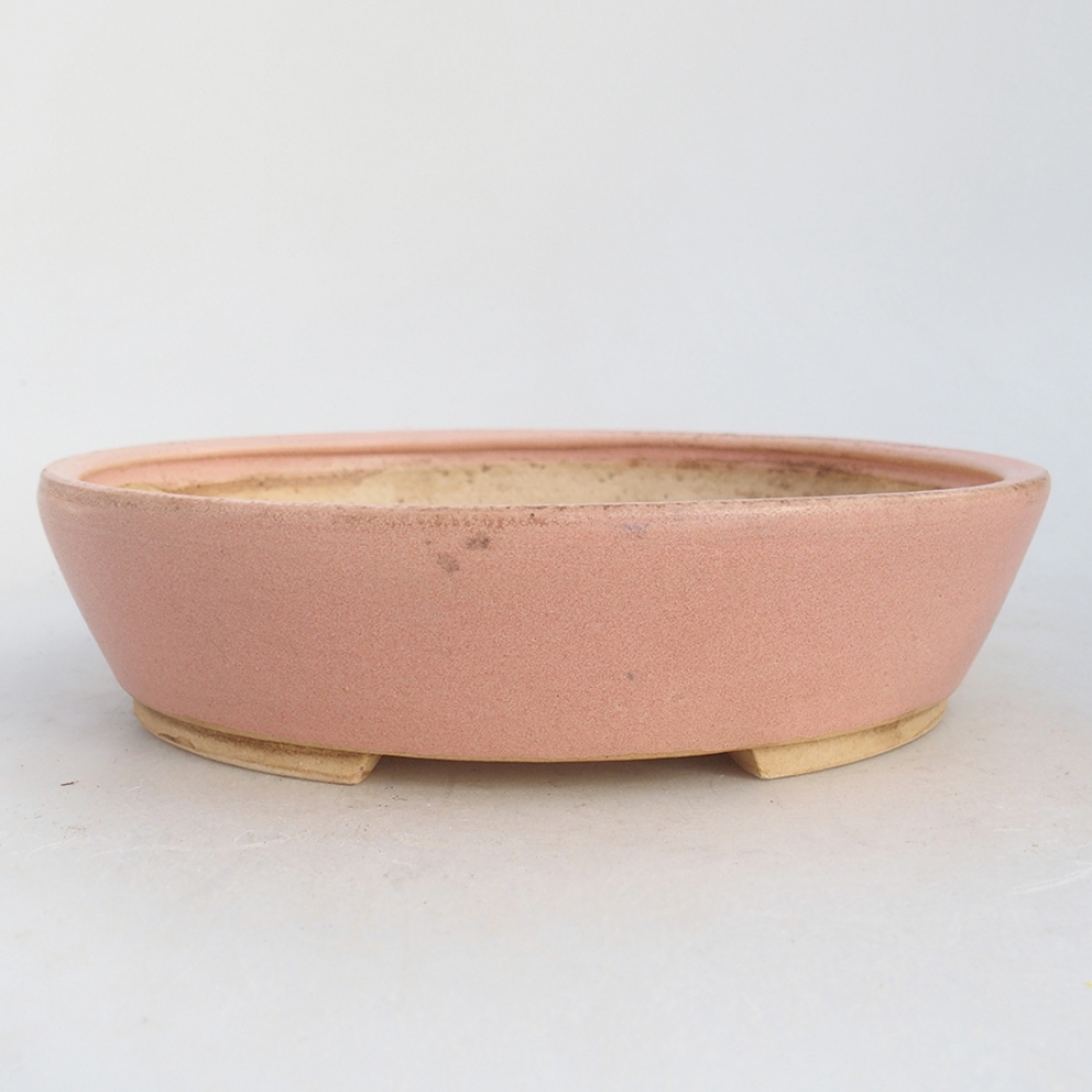 Ciotola bonsai in ceramica 18,5 x 16,5 x 4 cm, rosa
