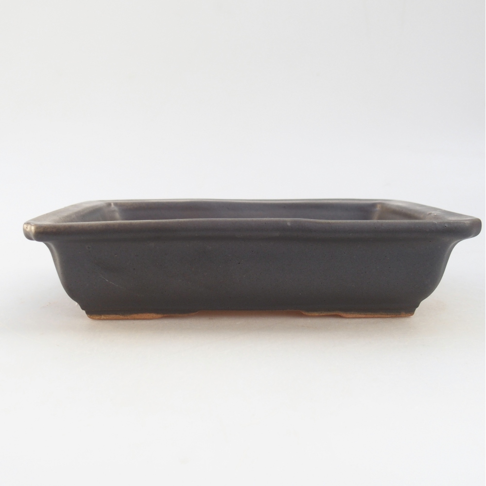 Ciotola bonsai in ceramica 26 x 26 x 8 cm, colore rosso