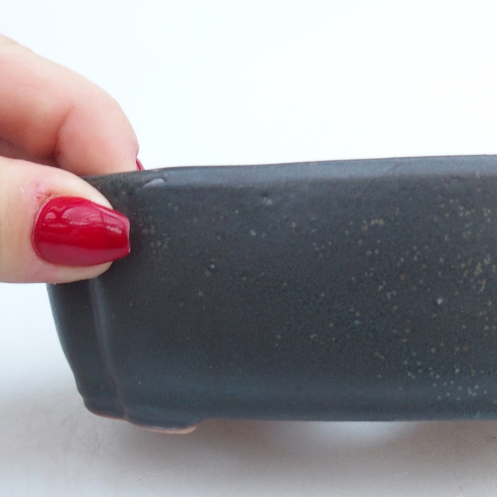 Ciotola bonsai in ceramica 26 x 26 x 8 cm, colore rosso