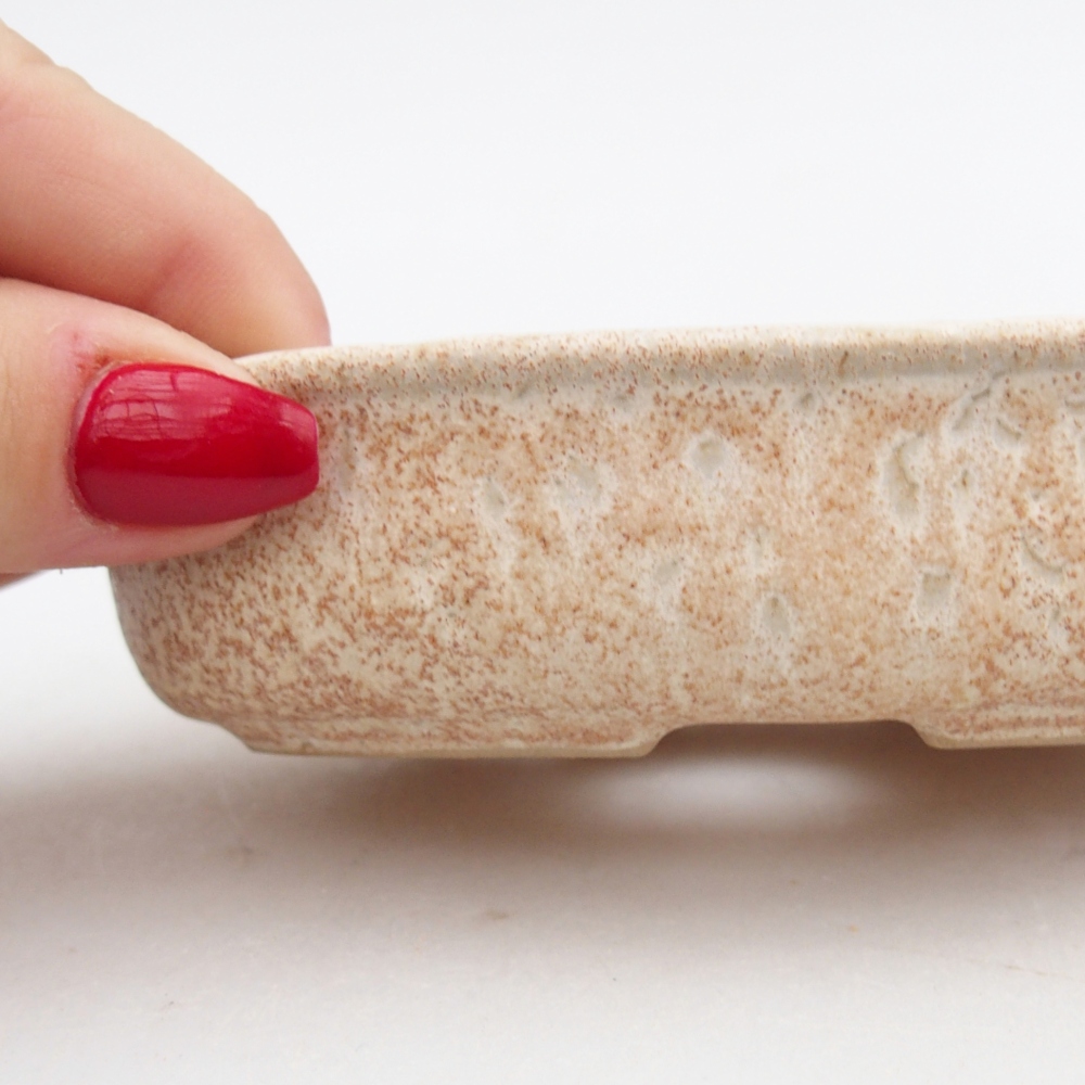 Ciotola bonsai in ceramica 26 x 26 x 8 cm, colore rosso