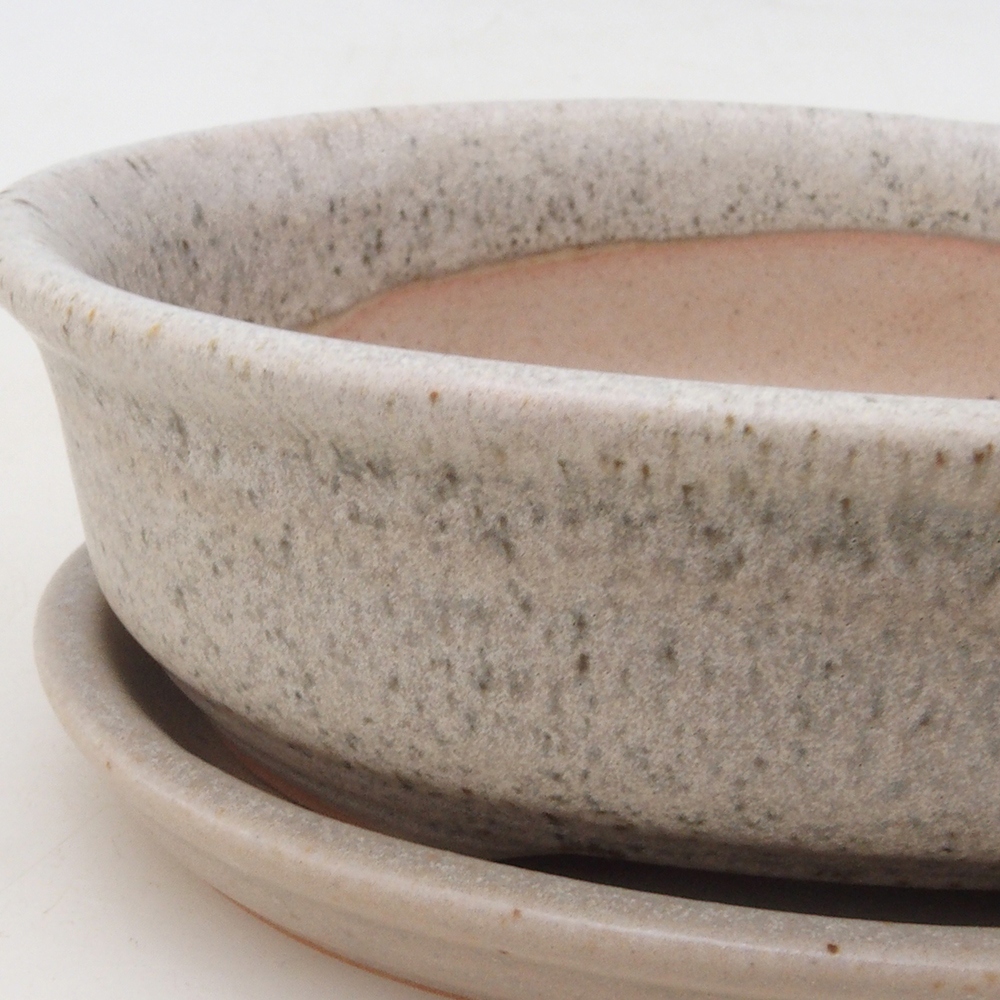 Ciotola bonsai + piattino H04 - beige