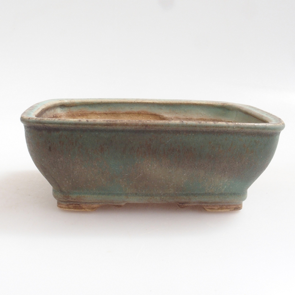 Ciotola per bonsai in ceramica 10 x 8,5 x 4 cm, marrone