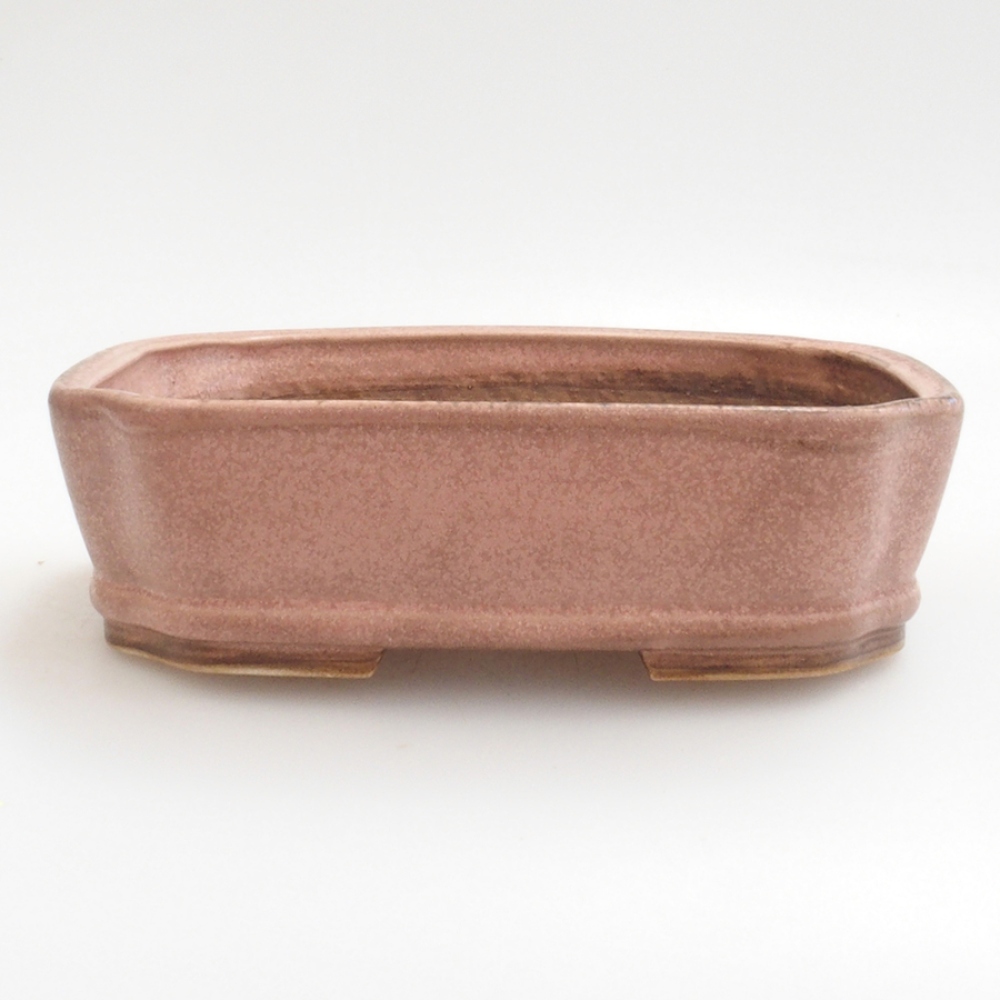 Ciotola per bonsai in ceramica 10 x 8,5 x 4 cm, marrone