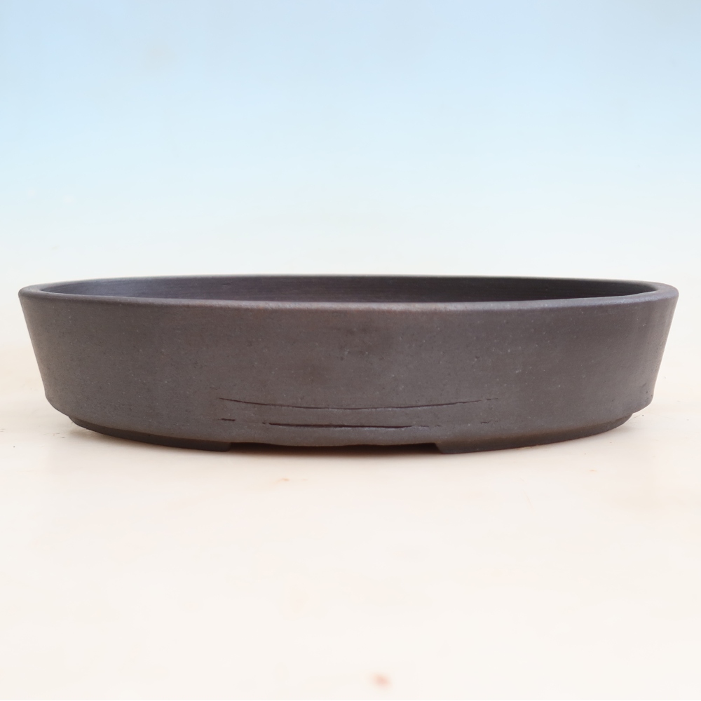 Vaso da bonsai in ceramica 37 x 30 x 7 cm, colore marrone
