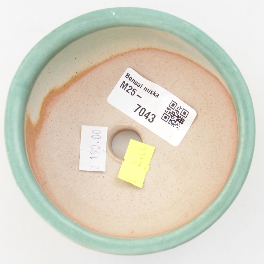 Ciotola bonsai in ceramica 26 x 26 x 8 cm, colore rosso