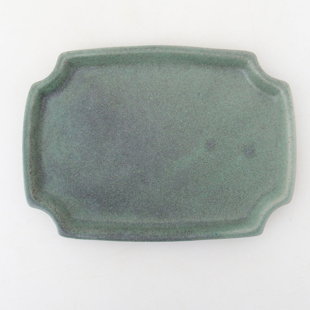 Piattino in ceramica H17 -15,5 x 11 x 1 cm- verde