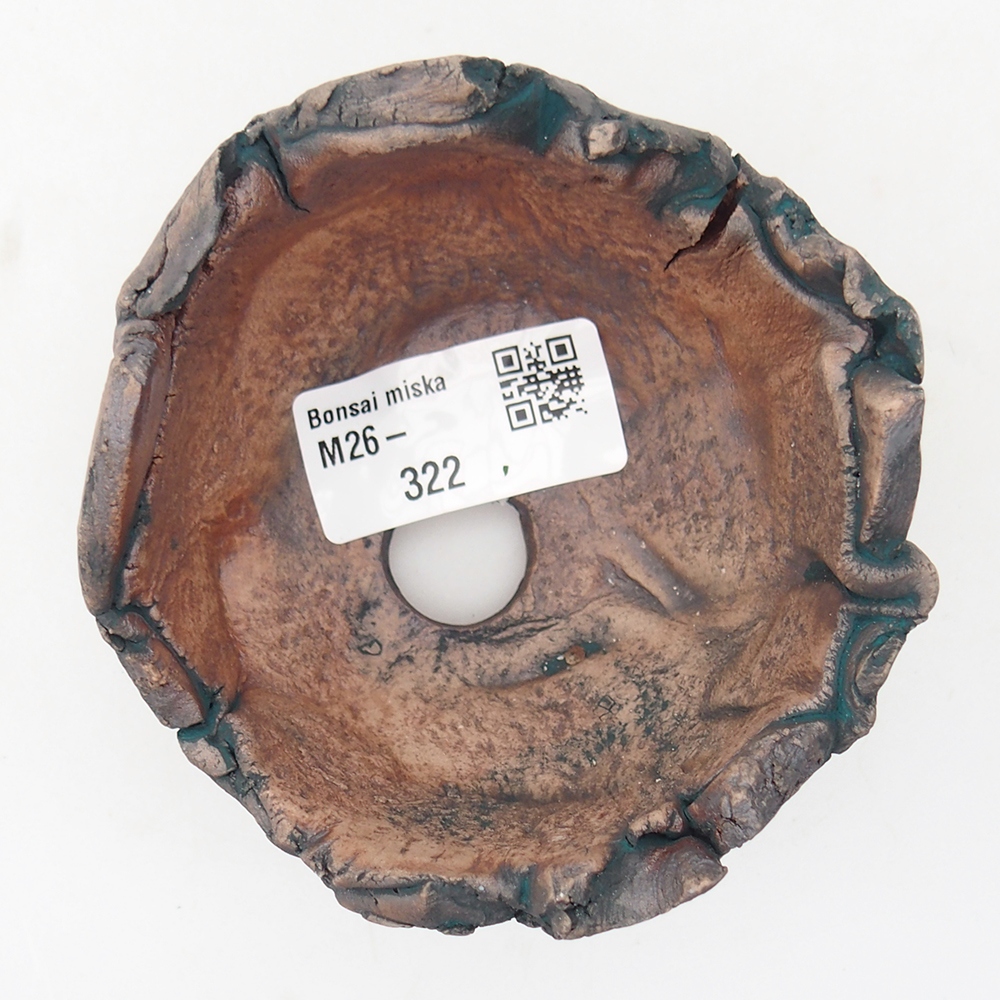 Conchiglia in ceramica 9 x 8,5 x 6 cm , colore verde