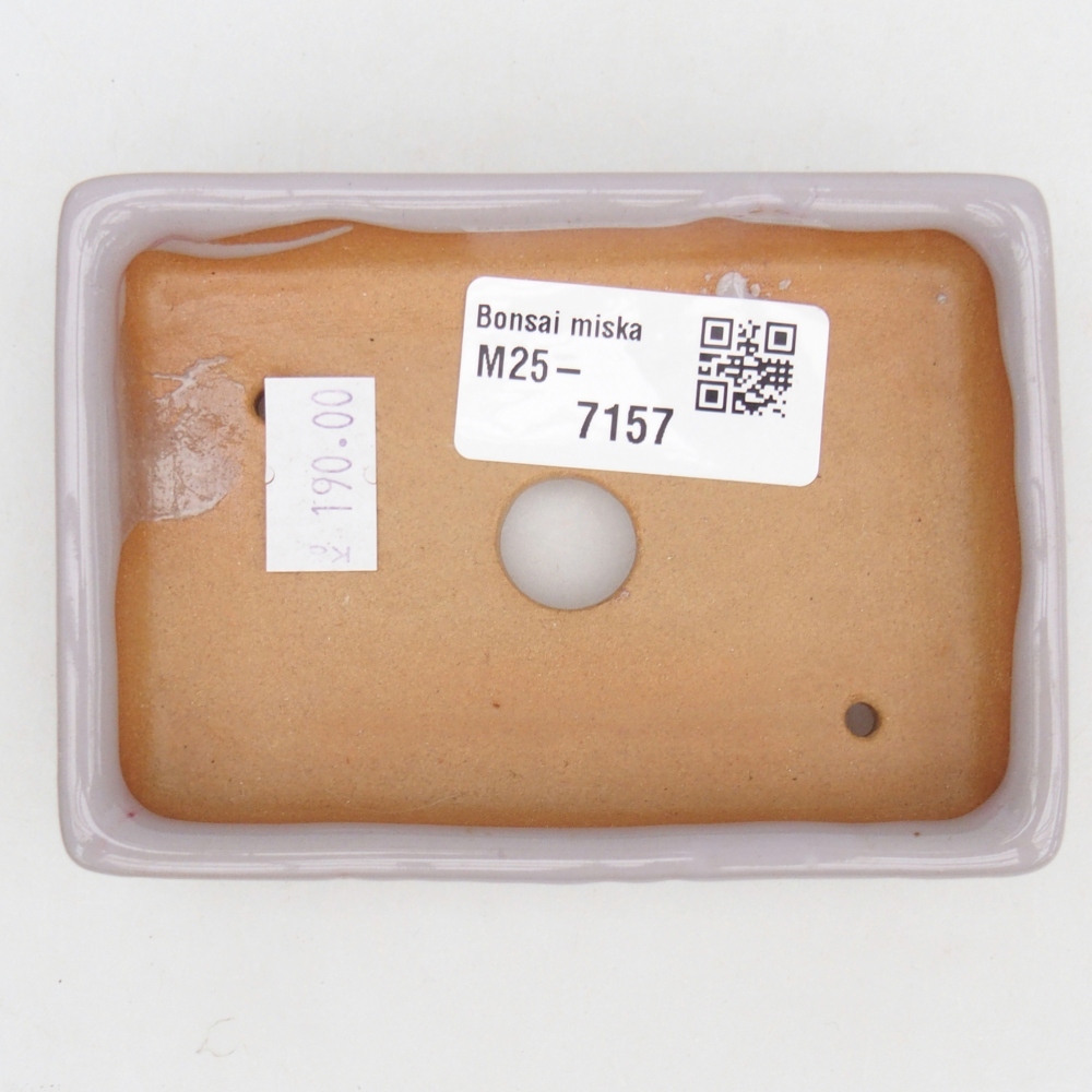 Ciotola bonsai in ceramica 26 x 26 x 8 cm, colore rosso