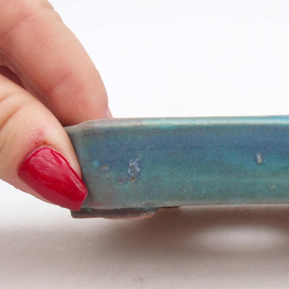 Ciotola bonsai in ceramica 26 x 26 x 8 cm, colore rosso