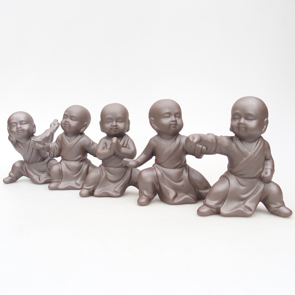 Figurina in ceramica 5 pezzi