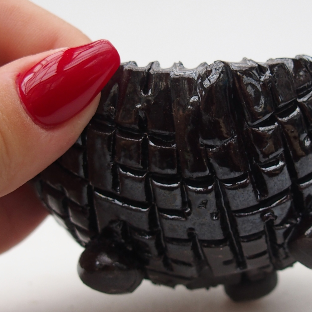 Conchiglia in ceramica 8,5 x 8 x 5 cm , colore nero