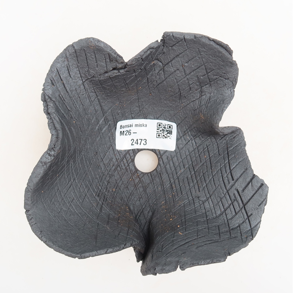 Guscio in ceramica  15 x 14 x 8 cm, colore metallizzato