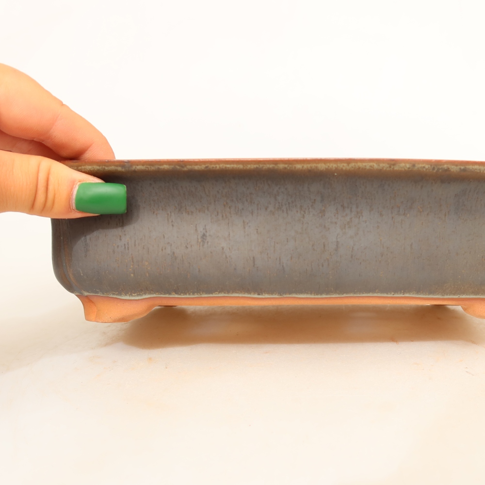 Ciotola in ceramica  24 x 17 x 6 cm, colore marrone