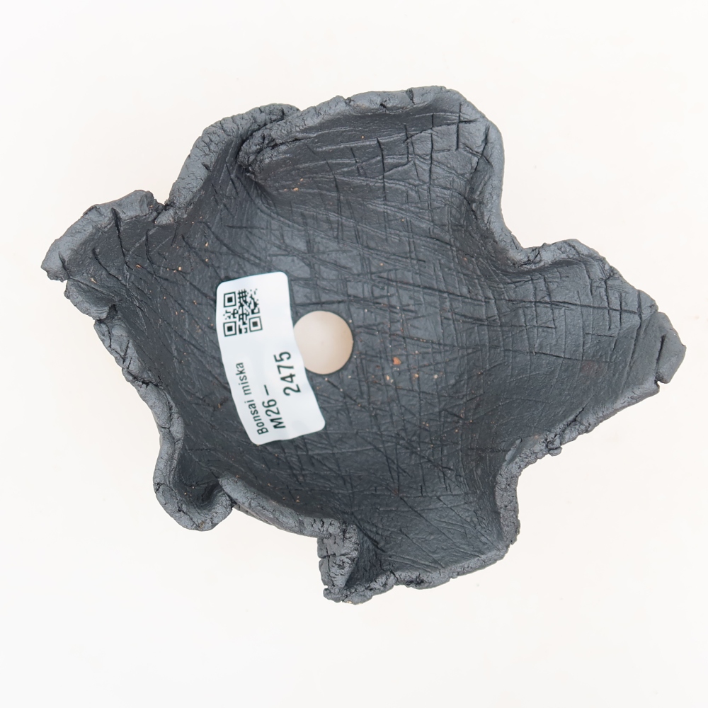 Guscio in ceramica  10 x 10 x 7,5 cm, colore metallizzato