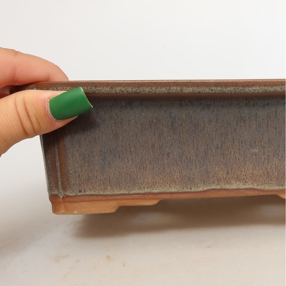 Ciotola in ceramica  20 x 15,5 x 5,5 cm, colore marrone