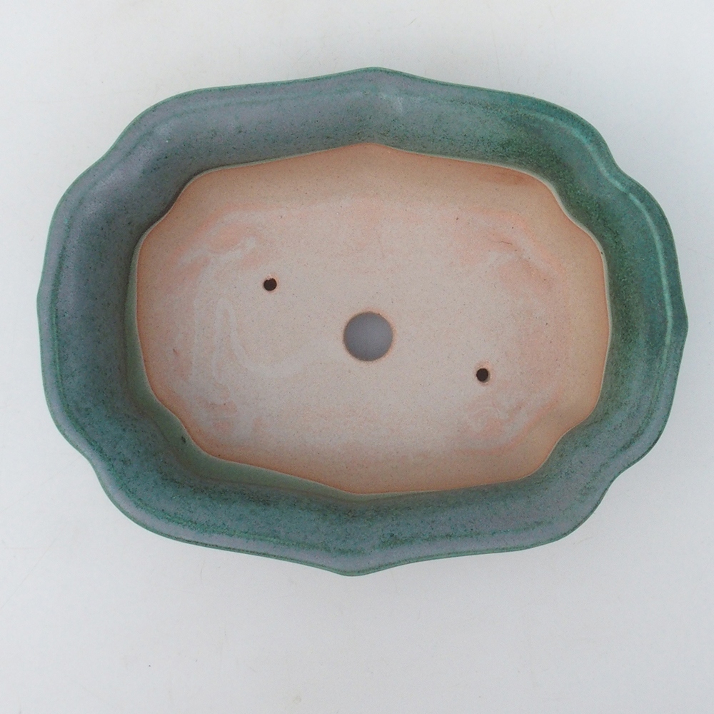 Ciotola per bonsai H51 - 18 x 14 x 5 cm - verde