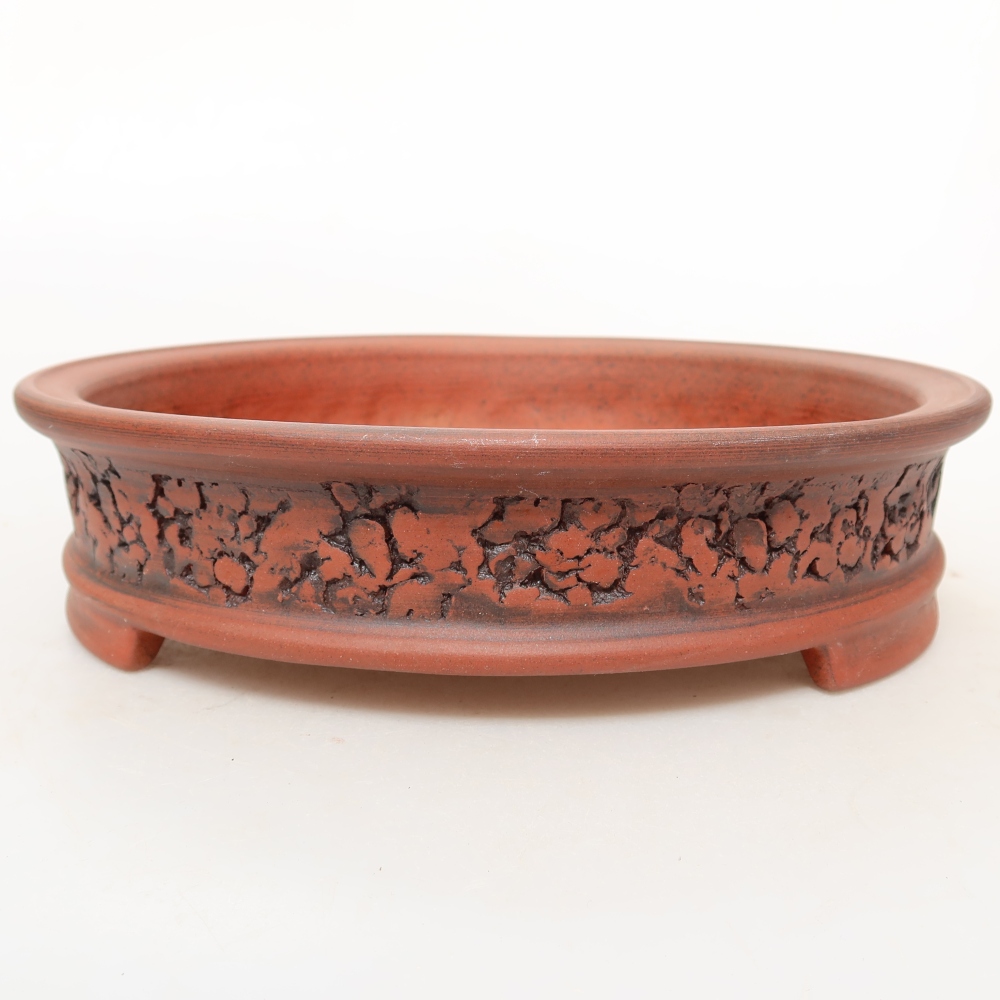 Guscio in ceramica  22,5 x 22,5 x 5,5 cm, colore mattone