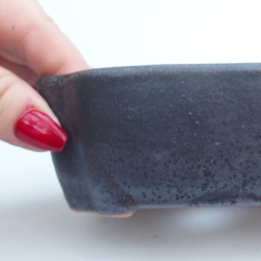 Ciotola bonsai in ceramica 26 x 26 x 8 cm, colore rosso